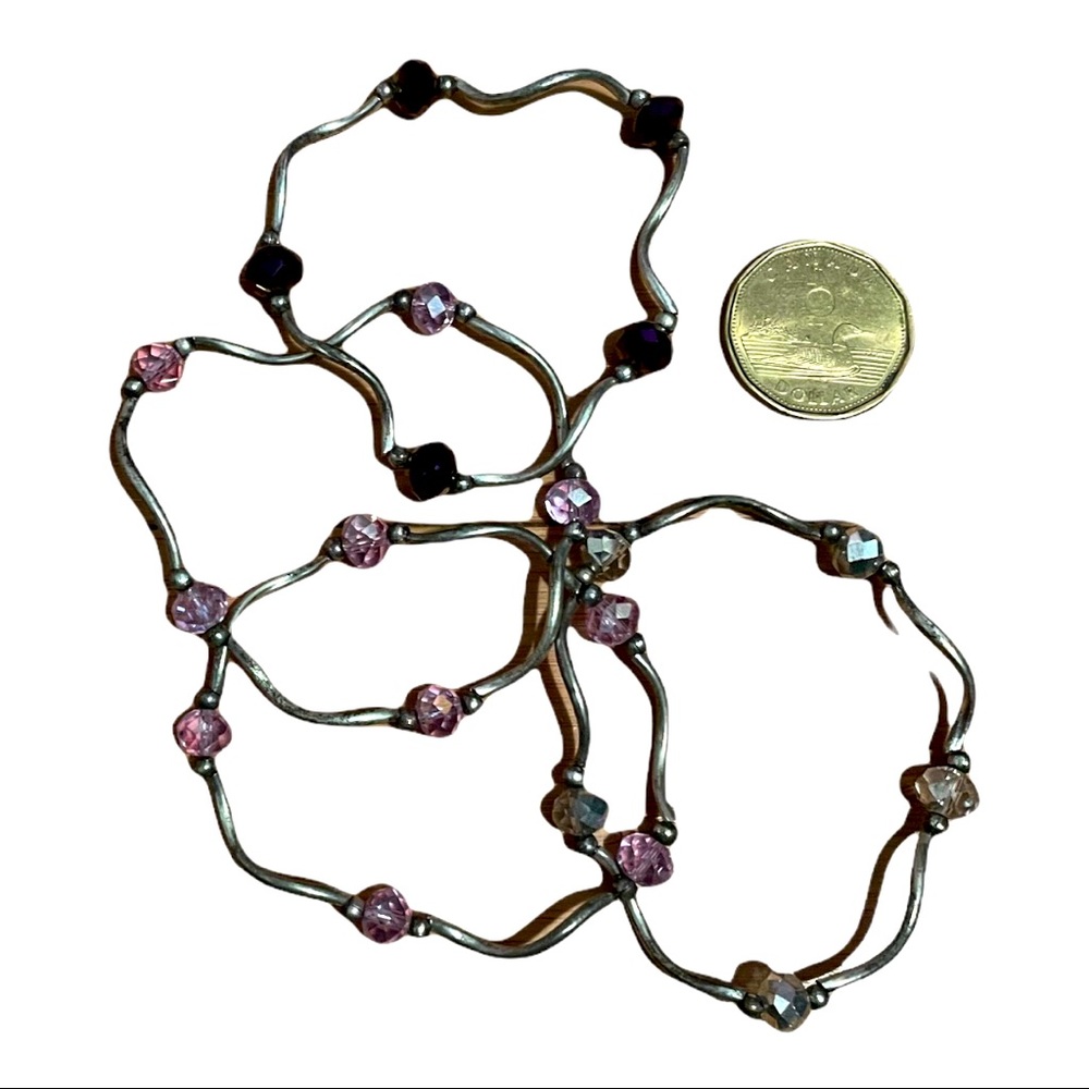 3/$25 - 4 Bracelets Rhinestones